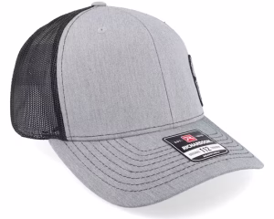 Army Skull Usa Heather GreyBlack Trucker - Army Head