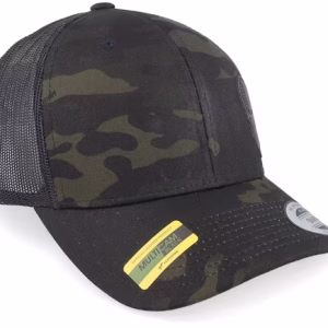Army Skull Usa Multicam Black Trucker - Army Head
