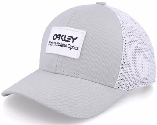 B1b High Definition Optics Patch Stone GrayWhite Trucker