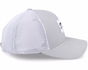 B1b High Definition Optics Patch Stone GrayWhite Trucker