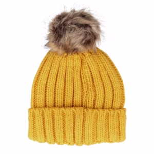 B412 Mustard Pom - Beechfield