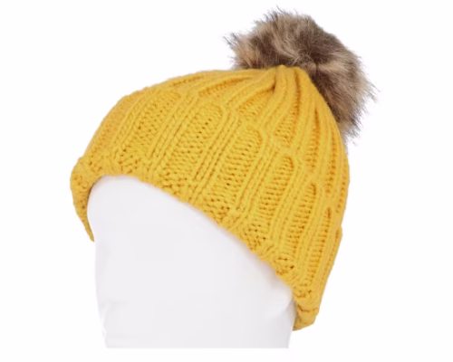 B412 Mustard Pom - Beechfield