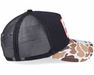 Bass Brains Gf Hat-camoBlack A-Frame Trucker - Brixton