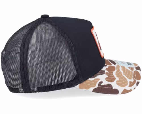 Bass Brains Gf Hat-camoBlack A-Frame Trucker - Brixton