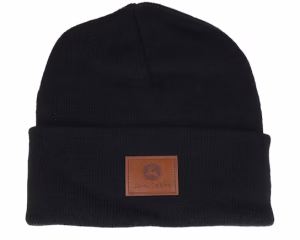 Beanie Black Cuff - John Deere