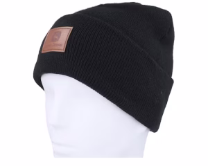Beanie Black Cuff - John Deere