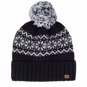 Beanie Spritz Black Pol Pom - Cabaïa