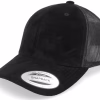 Black Suede Trucker - Yupoong