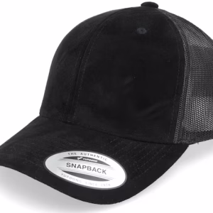 Black Suede Trucker - Yupoong