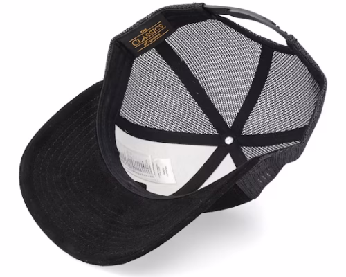 Black Suede Trucker - Yupoong