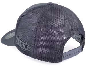 Blue-eyes White Dragon Grey Engraved Grey Trucker - Yu-Gi-Oh