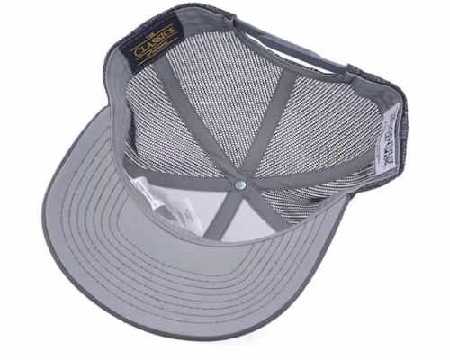 Blue-eyes White Dragon Grey Engraved Grey Trucker - Yu-Gi-Oh