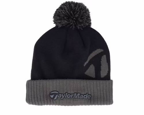 Bobble Beanie Black Pom - Taylor Made
