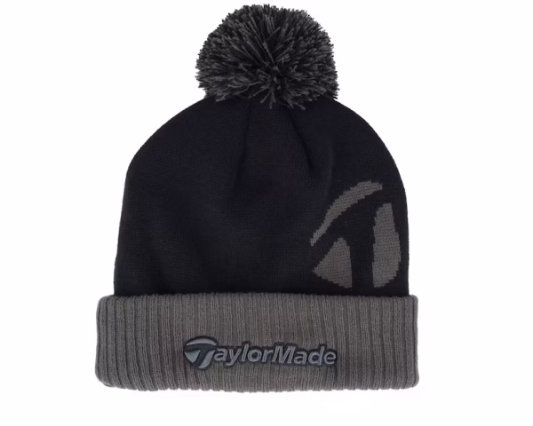 Bobble Beanie Black Pom - Taylor Made