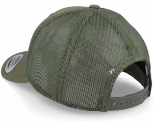 Bone Fish Hex Patch Buck Green Trucker