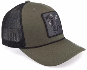 Booted Hat MilitaryBlack Trucker