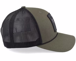 Booted Hat MilitaryBlack Trucker