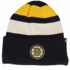 Boston Bruins Clubhouse Jennings 47 Beanie BlackWhiteYellow Cuff - 47 Brand
