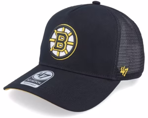 Boston Bruins NHL Mesh Hitch Black Trucker - 47 Brand