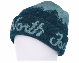 Cabin Mountainscape Beanie Midnight Petrol Cuff - The North Face