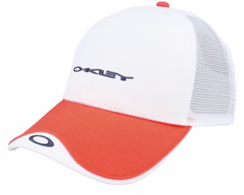 Classic Hat WhiteNeon OrangeAbyss Trucker - Oakley