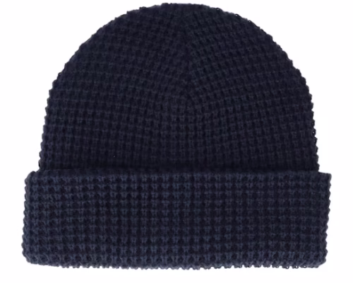 Classic Waffle Knit Navy Cuff - Beechfield