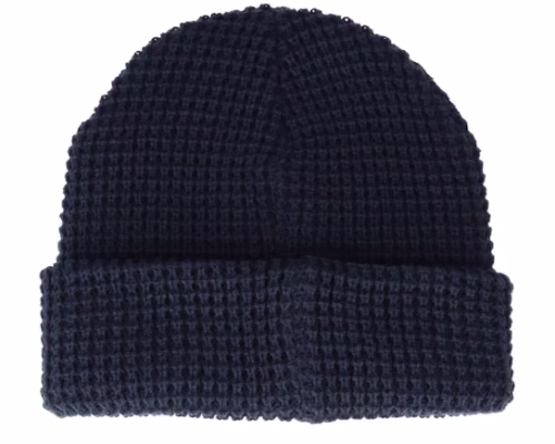Classic Waffle Knit Navy Cuff - Beechfield
