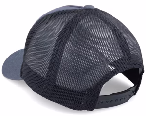 Dallas Upside Down 3d Rope CharcoalBlack A-Frame Trucker