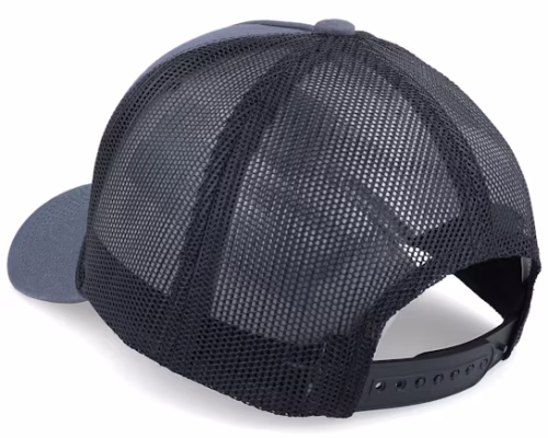 Dallas Upside Down 3d Rope CharcoalBlack A-Frame Trucker