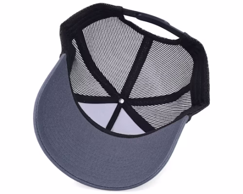 Dallas Upside Down 3d Rope CharcoalBlack A-Frame Trucker