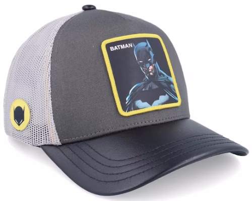 Dc Comics Batman Grey/Black A-Frame Trucker - Capslab