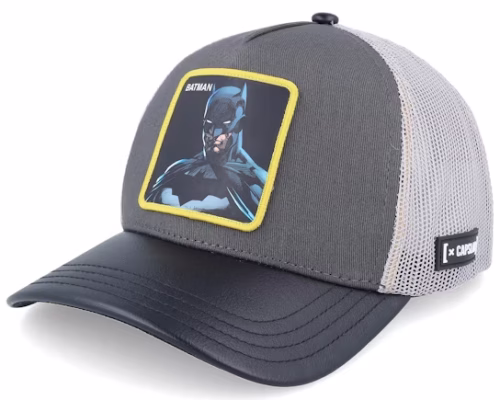 Dc Comics Batman Grey/Black A-Frame Trucker - Capslab