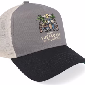 Delivery GreyBlack A-Frame Trucker
