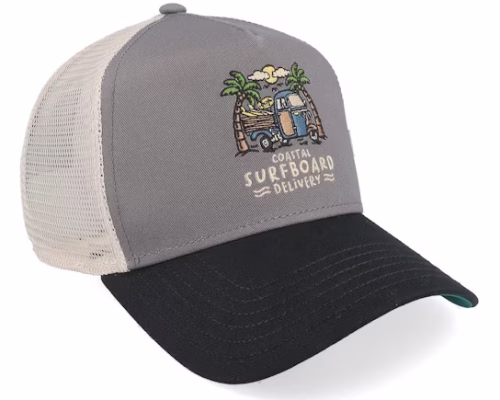 Delivery GreyBlack A-Frame Trucker