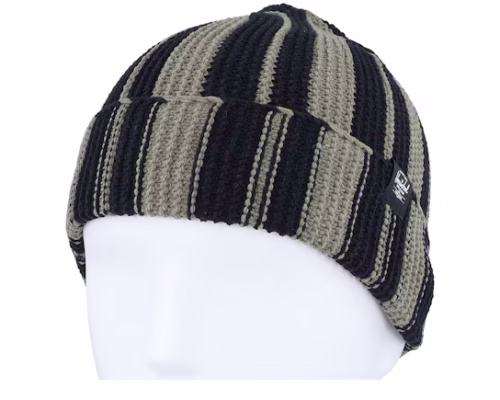Duncan Beanie BlackBungee Cord Cuff - Herschel