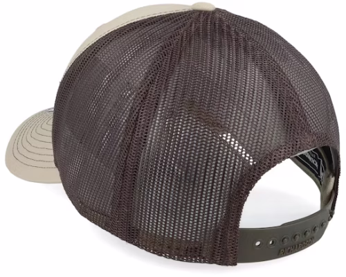 Elk Antler 3d 112 Split KhakiCoffee Trucker - Hunter