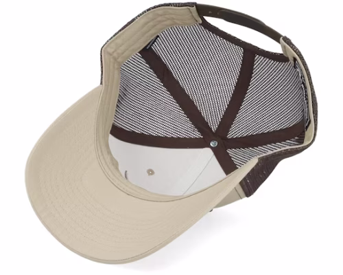 Elk Antler 3d 112 Split KhakiCoffee Trucker - Hunter