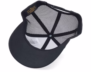 Engraved Alaska Mountain Box Patch Black Trucker - Wild Spirit