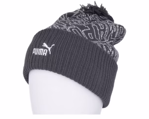 Essential Beanie Galactic Gray Pom - Puma