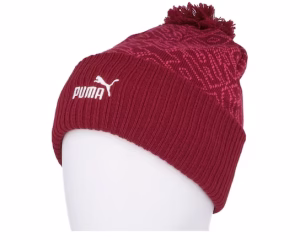 Essential Beanie Intense Red Pom - Puma