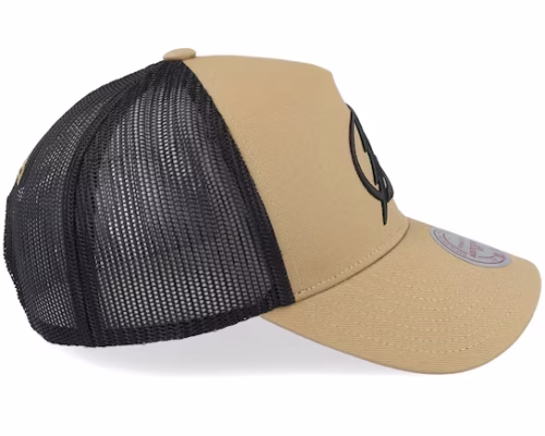 Exclusive x Tampa Bay Lightning Archaeo TanBlack A-frame Trucker - Mitchell & Ness