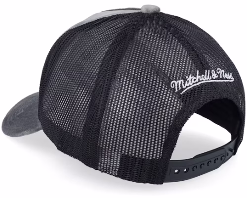 Exclusive x Velvet M&n Box Logo GreyBlack A-Frame Trucker - Mitchell & Ness