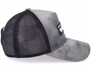 Exclusive x Velvet M&n Box Logo GreyBlack A-Frame Trucker - Mitchell & Ness
