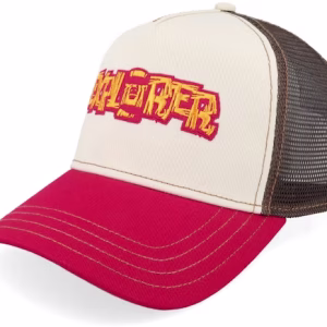 Explorer StoneBrownRed A-Frame Trucker - JJ Hats