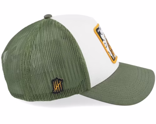 Fantastic Beasts Angry Tiger Dark GreenWhite Trucker - Capslab