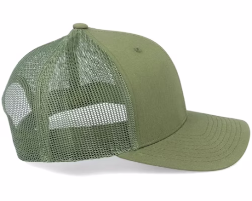 Fish Rods Cross Olive Trucker - Skillfish