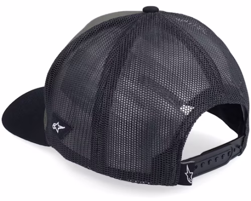 Flag Snapback Hat MilitaryBlack Trucker - Alpinestars