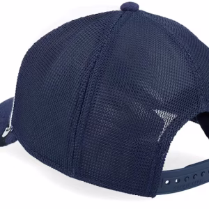 Full Flavor Wordmark French Terry NavyWhite A-Frame Trucker - Goorin Bros