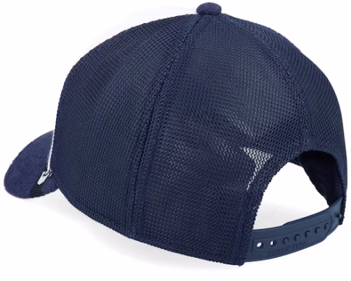 Full Flavor Wordmark French Terry NavyWhite A-Frame Trucker - Goorin Bros