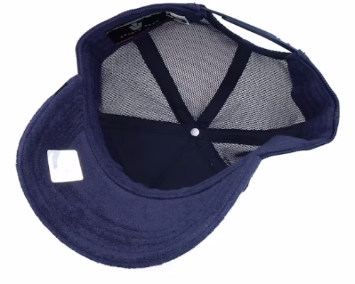 Full Flavor Wordmark French Terry NavyWhite A-Frame Trucker - Goorin Bros